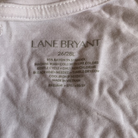 Lane Bryant White Tank Size 26/28 - Picture 2 of 2